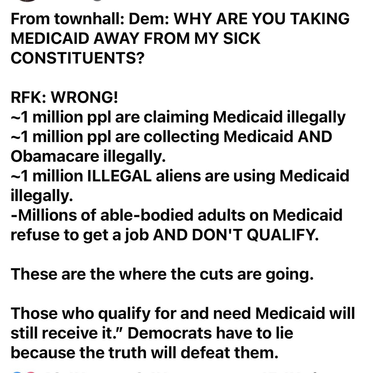 Deen (@nylala716) on Twitter photo <a href="/SenWarren/">Elizabeth Warren</a> This is a LIE! Not one LEGAL American will lose their health coverage, but MILLIONS of illegals are about too ๐๐ผ๐คก <a href="/SenWarren/">Elizabeth Warren</a> This is a LIE! Not one LEGAL American will lose their health coverage, but MILLIONS of illegals are about too ๐๐ผ๐คก