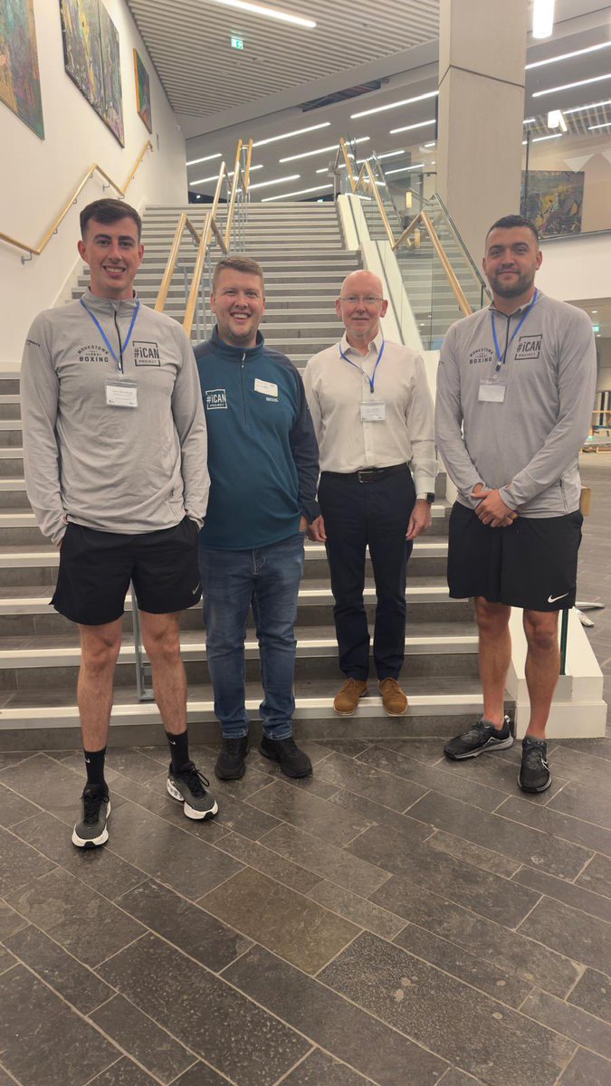 Monkstownboxingclub (@monkstownboxing) on Twitter photo Delighted to be attending the #TakingBoysSeriously Educators Conference at <a href="/UlsterUni/">Ulster University</a> today.
Don’t miss the breakout session with Rab and Calvin, who’ll be sharing how our #InYourCorner programme uses relational learning to unlock boys’ potential and re-engage them in education. Delighted to be attending the #TakingBoysSeriously Educators Conference at <a href="/UlsterUni/">Ulster University</a> today.
Don’t miss the breakout session with Rab and Calvin, who’ll be sharing how our #InYourCorner programme uses relational learning to unlock boys’ potential and re-engage them in education.