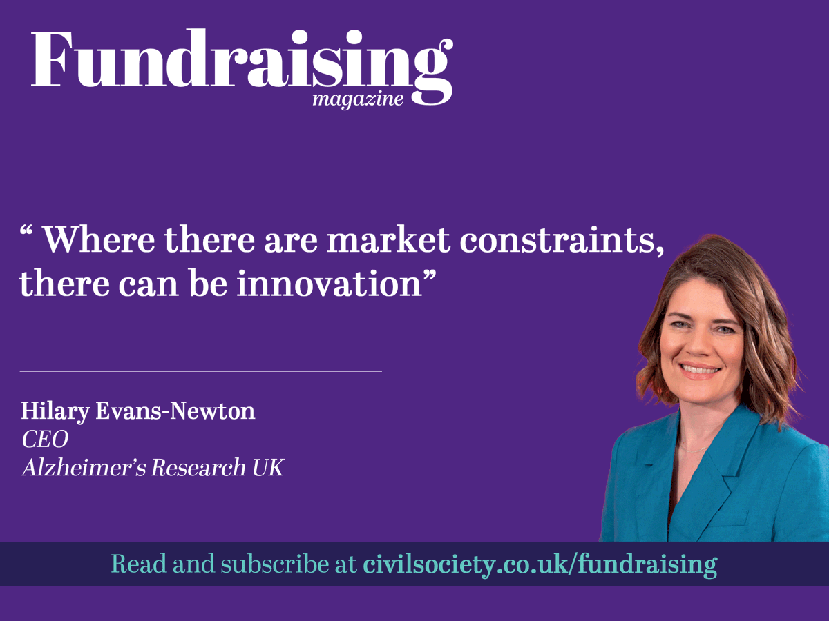 Hilary Evans-Newton, CEO of Alzheimer's Research UK, talks about employing innovative fundraising models to hit ambitious growth targets.

Subscribe and get your copy at bit.ly/4d4eCsi

#Fundraising #Interview