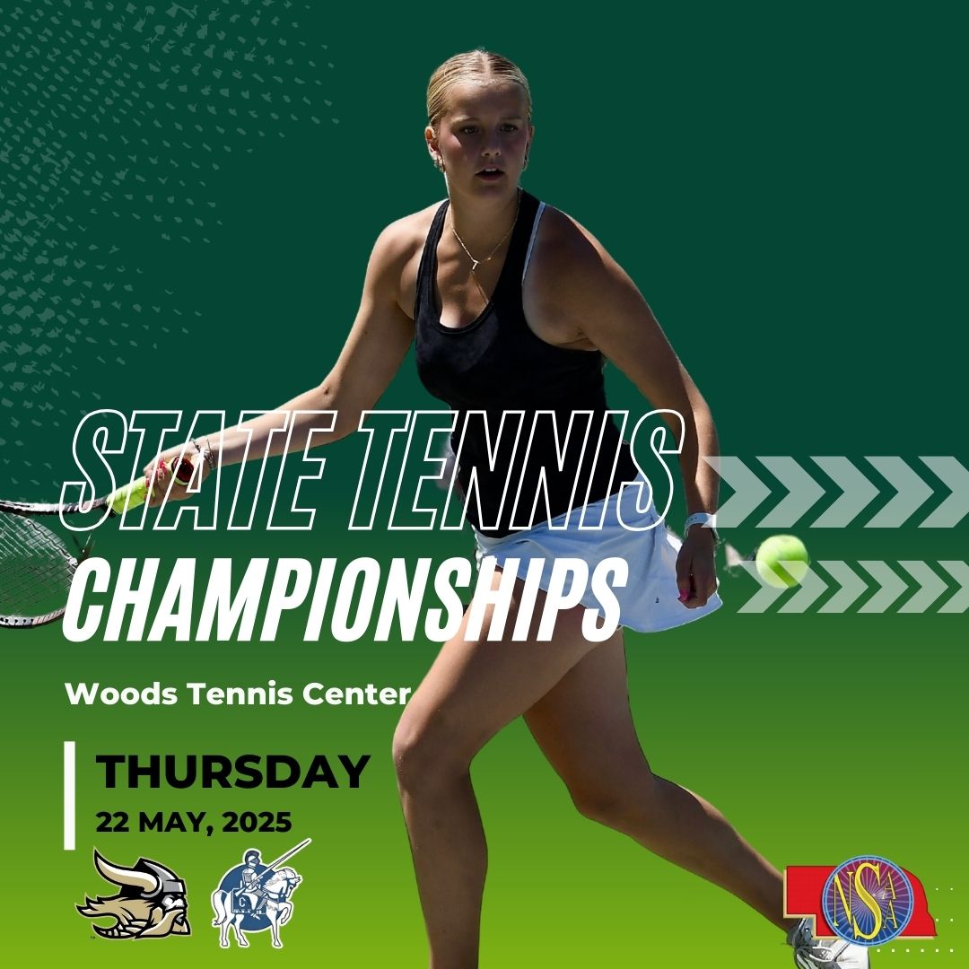 Girls Tennis takes on State today at Woods Tennis Center in Lincoln. They begin playing at 9:00 am. Good luck Lady Vikings!! 🎾

📸: Khale Lindiman