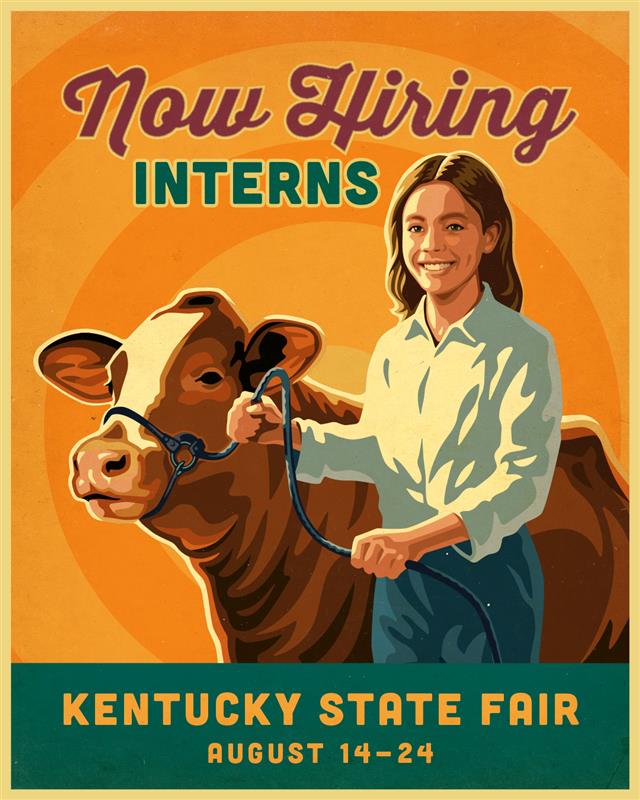 🎡 The Kentucky State Fair is hiring interns! Fun vibes, real-world experience, and maybe a corn dog or two. Apply now! go.kyvenues.com/4k3r7XL