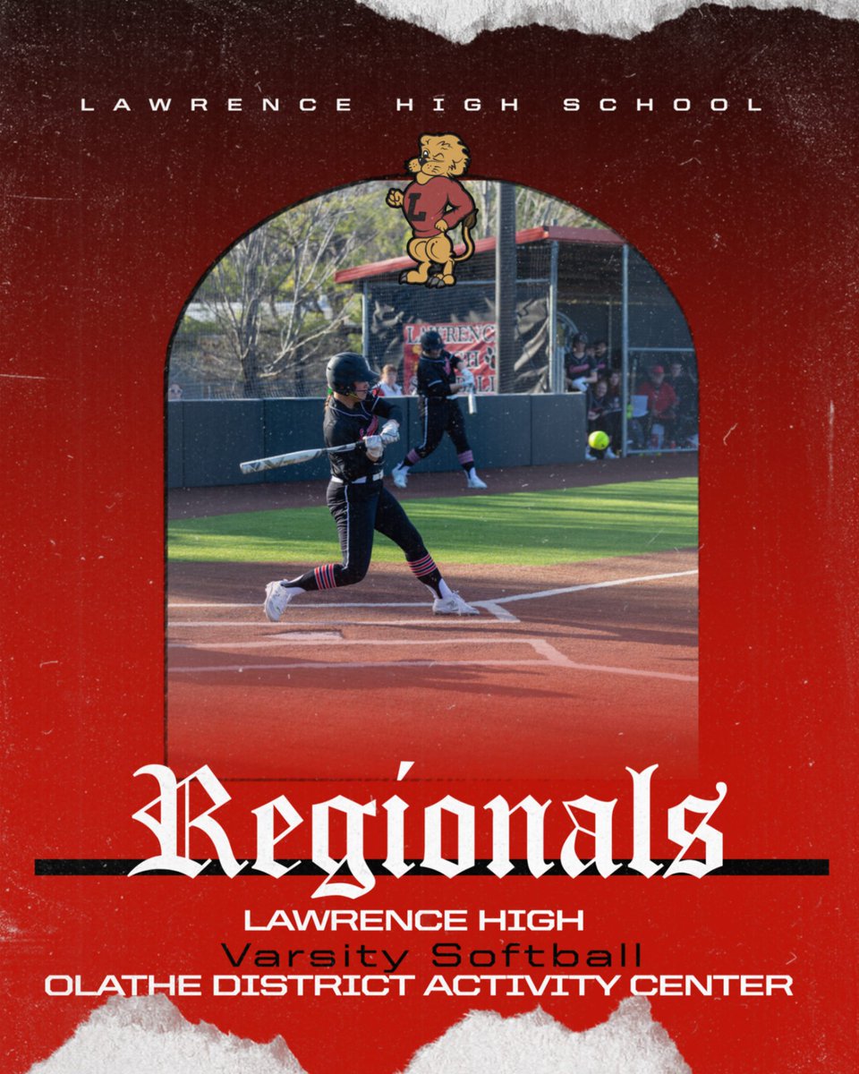 Girls regional softball will be at ODAC this evening against Shawnee Mission North. Good luck, Chesty Lion softball!