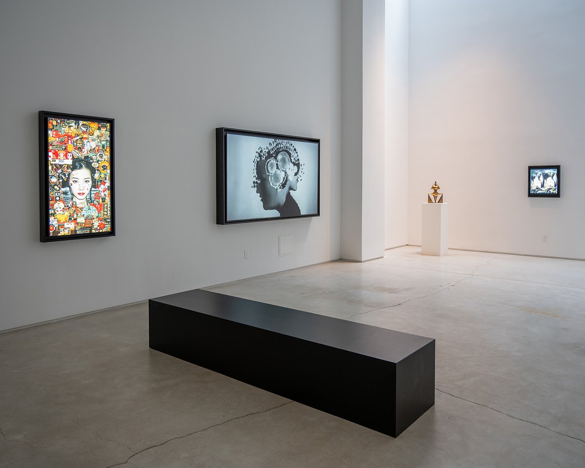FITZandCO's tweet image. Closing May 25: FACTORY REALITY: Post-Realism in the 2020s at Offline by @SuperRare. Experience the show&apos;s final days before it’s gone 💥

📸:
Installation view, FACTORY REALITY: Post-Realism in the 2020s. Courtesy of Offline by SuperRare.

#FactoryReality