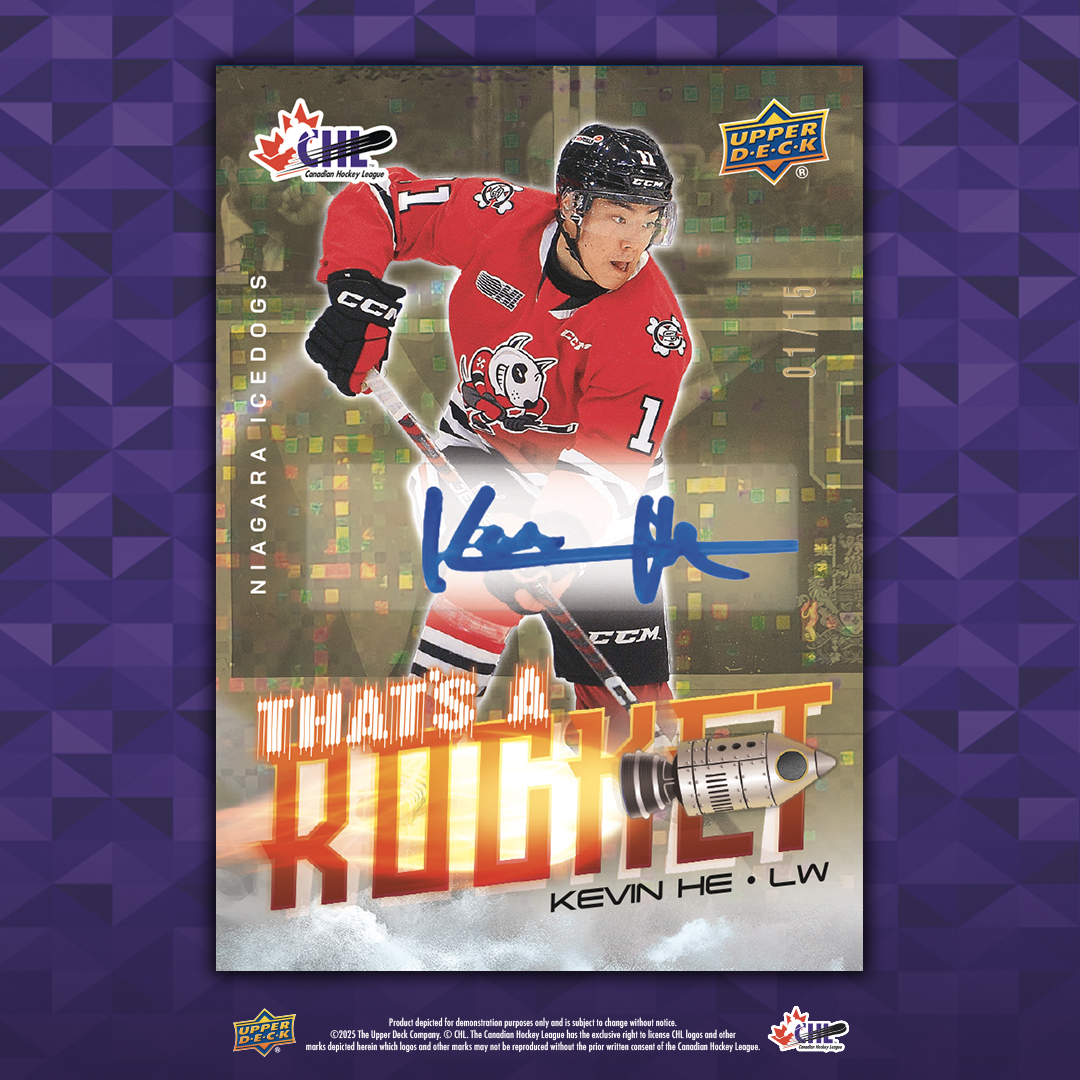 2024-25 CHL is now available at your LCS! 🏒
Load up on the next generation of hockey talent 🔥
Find 1 Auto or Outburst parallel per box, on average!