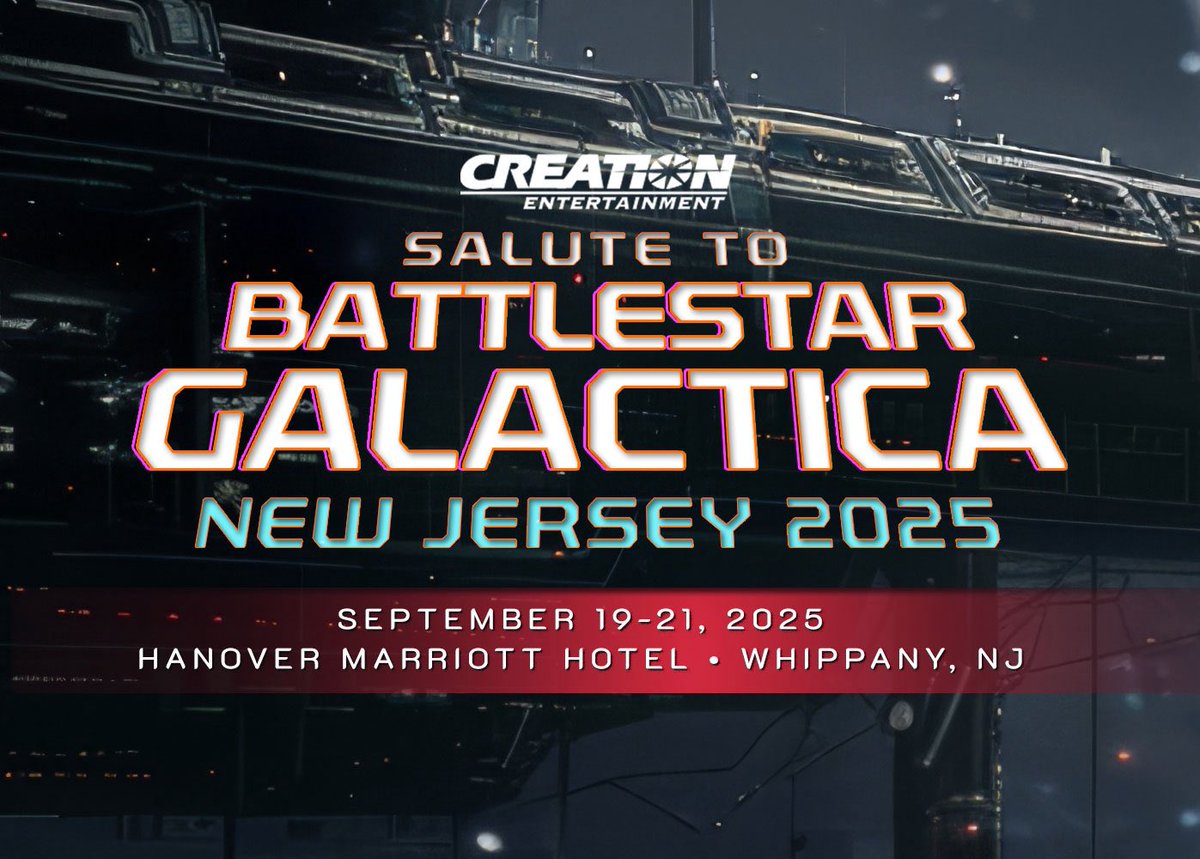 Our 2nd Annual Salute to Battlestar Galactica is happening on September 19-21, 2025 at the Hanover Marriott Hotel in New Jersey!

Along with our premier Gold Weekend Packages, the Silver, Copper and General Admission packages are also on sale!

The guest list is