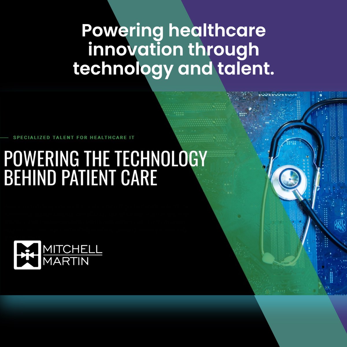 Niche Highlight: Healthcare IT - healthcare is more than just systems—it's about improving outcomes. Our #HealthcareIT team connects top talent with hospitals, health systems, and payers nationwide.#EHRs #clinicalinformatics #digitalhealthtransformation: mitchellmartin.com/healthcare-it