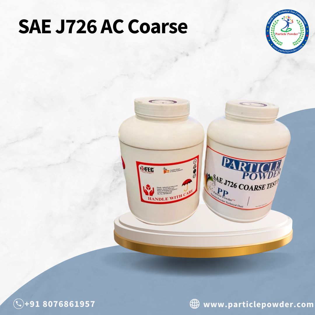 Particle Powder (@particlepowder3) on Twitter photo SAE J726 AC Coarse Test Dust
Industry-Standard Coarse Dust for Air Filter Efficiency & Engine Testing
By Particle Powder – Trusted Worldwide for Certified Test Contaminants
WhatsApp / Call: +91 8076861957
Email: inquiry_fec@yahoo.com
Website: particlepowder.com SAE J726 AC Coarse Test Dust
Industry-Standard Coarse Dust for Air Filter Efficiency & Engine Testing
By Particle Powder – Trusted Worldwide for Certified Test Contaminants
WhatsApp / Call: +91 8076861957
Email: inquiry_fec@yahoo.com
Website: particlepowder.com