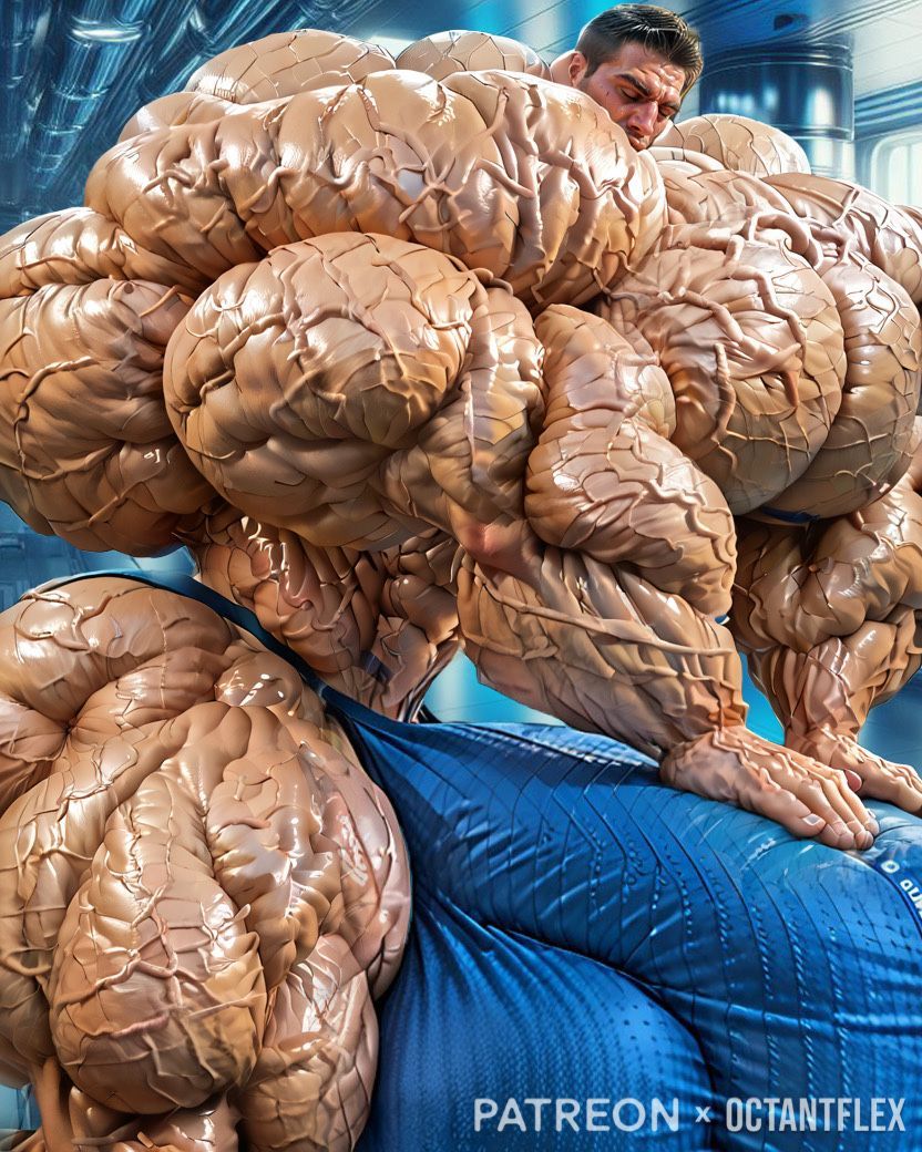 When you’re so top heavy from all that immense muscle, you have to support yourself however you can, even if it feels good…