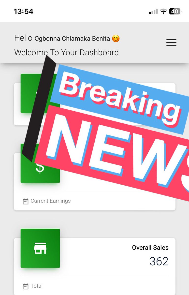 TheBillionBenny (@chiamakabenita5) on Twitter photo Hehe ๐๐ฅฑ๐ฐ๐ฐ
We are getting close ๐ฉ
360 sales recorded within one month and 6 days. I never land ๐ญ <a href="/promptearn/">PromptEarn</a> Hehe ๐๐ฅฑ๐ฐ๐ฐ
We are getting close ๐ฉ
360 sales recorded within one month and 6 days. I never land ๐ญ <a href="/promptearn/">PromptEarn</a>