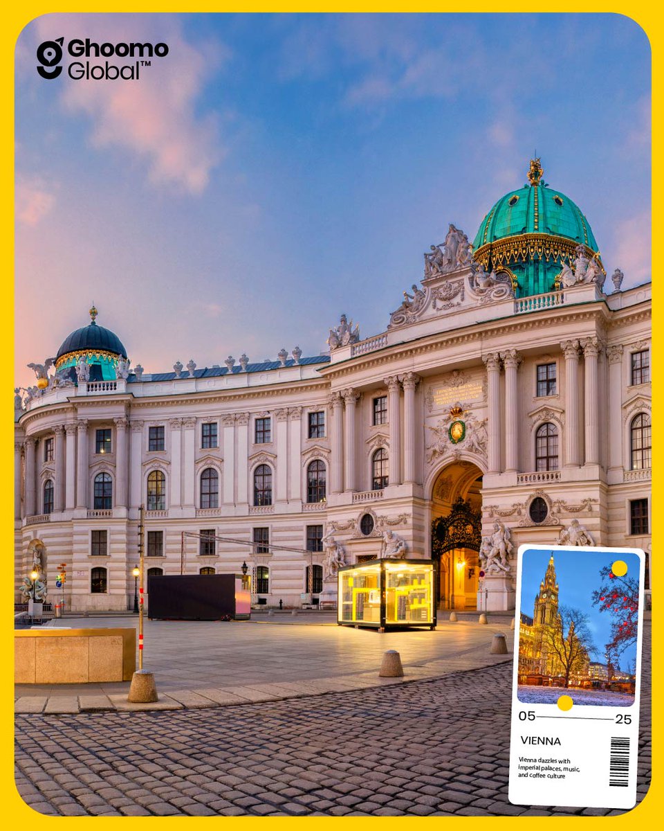 GhoomoGlobal's tweet photo. Step into the timeless charm of Eastern Europe with Ghoomo Global! 🏰✨

📞 +91 8655744712 / 8655942877
📧 sales@ghoomoglobal.com
#GhoomoGlobal #EasternEurope #EuropeOnABudget #PragueToBudapest #ImperialElegance #CulturalEscape #HiddenGemsEurope #AlpineDreams #TimelessCities https://t.co/4PdGoeGlEe