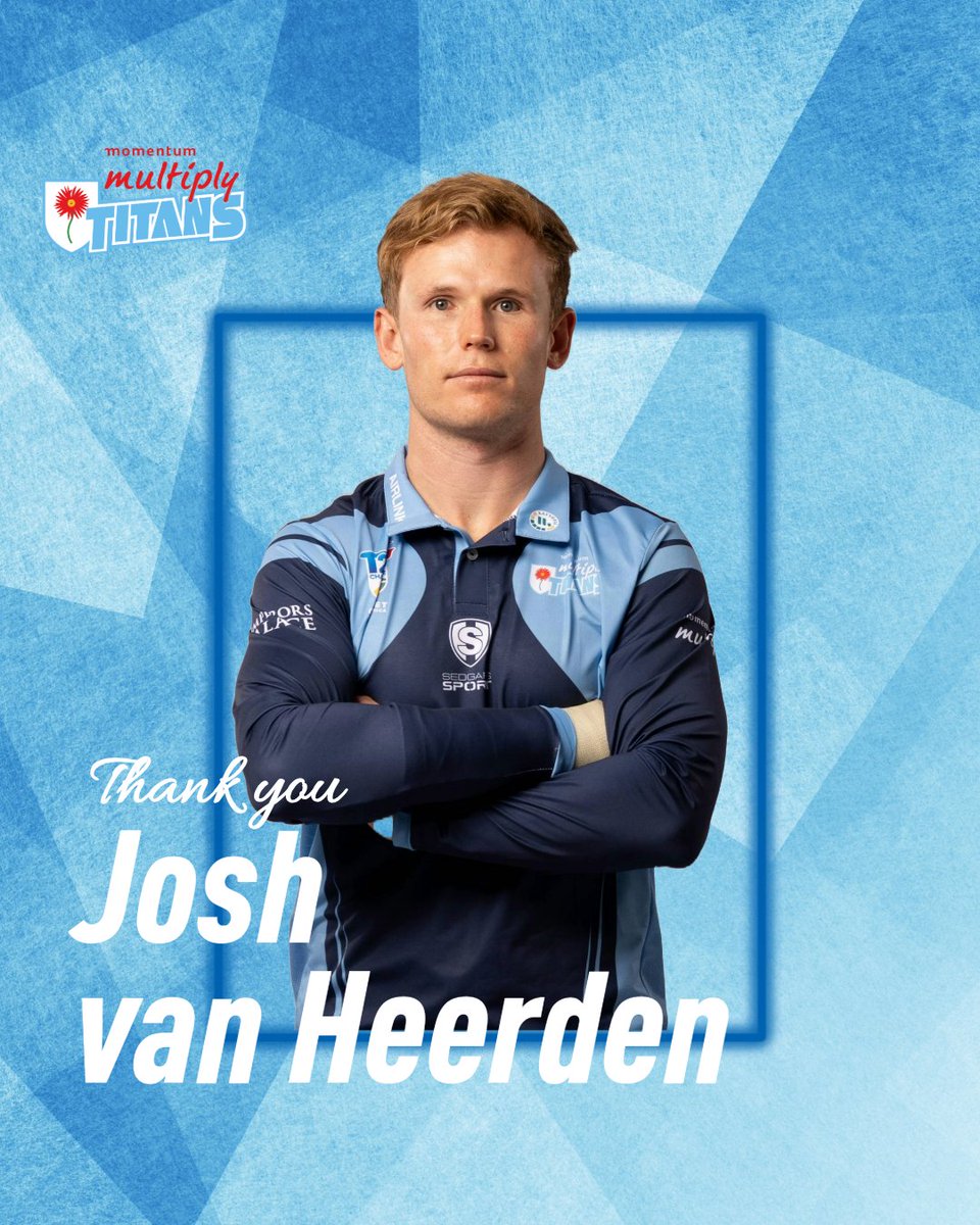 We bid farewell to Josh van Heerden — thank you for your commitment, passion, and the moments that made us proud. Wishing you all the best in your next chapter. 💙

#WhereLegendsRise | #SkyBlues