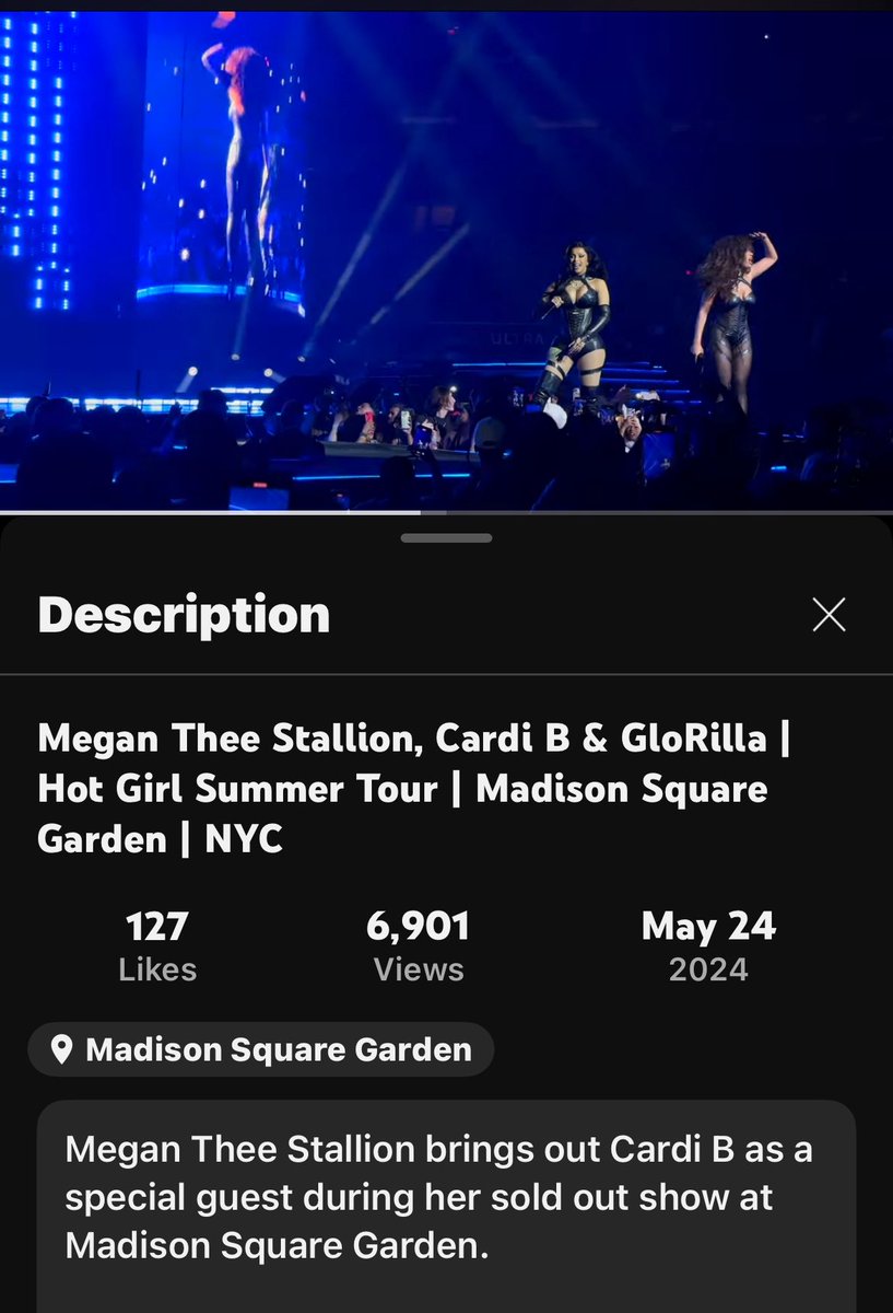 Sovereign_Bunny's tweet photo. You notice how AFTER the situation with Pardi.......Cardi was on stage with her............ https://t.co/WHpx6GIZC4