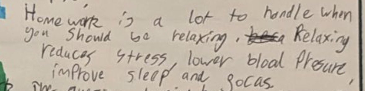 Words of wisdom from my son ….