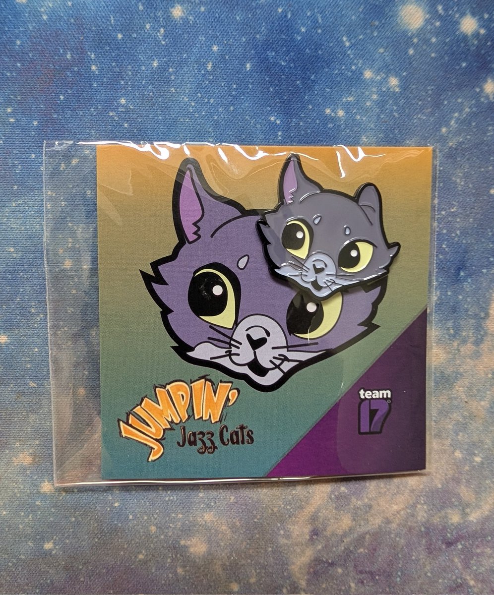 Cute little kitty magnet for the work board since Jumping Jazz Cats released 🙏😻
