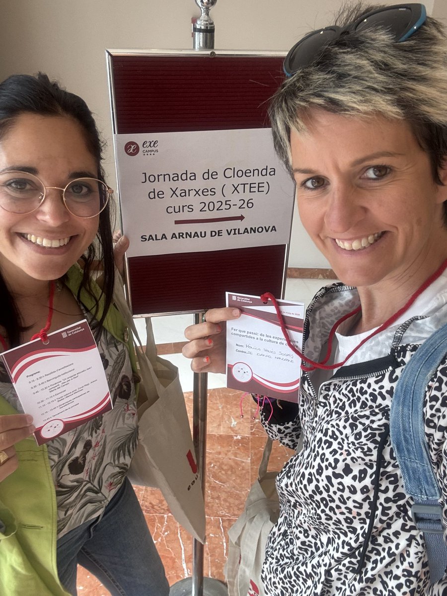 IEDMangrane's tweet photo. 📍 Som a la Jornada de cloenda de la XTTE, tancant el curs amb idees que inspiren i accions que transformen.
De les experiències viscudes a la cultura de centre… perquè fer que passi és cosa de tots! 💡🤝
#XTTE https://t.co/09OqAyBMj6