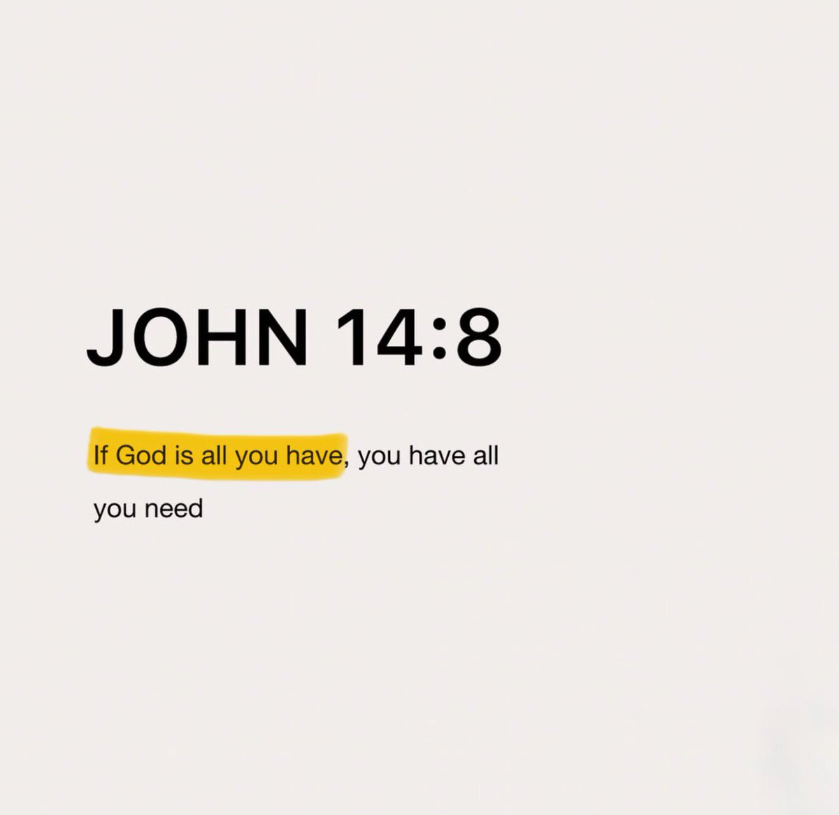 JOHN 14:8