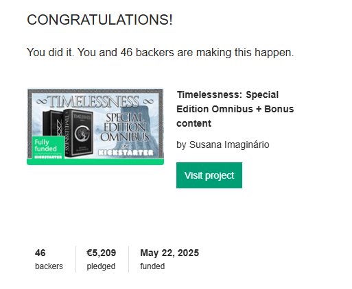 A successful campaign against all odds!! 🥳
Thank you all who backed. You won't be disappointed. 🙏🤗😉
Late pledges remain available until I finalise the order, sometime next month.