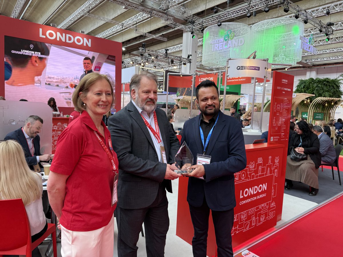 Howard Dawber (@howarddawber) on Twitter photo Good to meet <a href="/cvent/">Cvent</a> on the <a href="/londonpartners/">London & Partners</a> stand at <a href="/IMEX_Group/">IMEX</a> Frankfurt and to receive our trophy - London is the <a href="/cvent/">Cvent</a> European Meetings and Events destination of the year for 2025 - 3rd year running! <a href="/LDN_economy/">LDNMayor Economy</a> <a href="/MayorofLondon/">Mayor of London, Sadiq Khan</a> Good to meet <a href="/cvent/">Cvent</a> on the <a href="/londonpartners/">London & Partners</a> stand at <a href="/IMEX_Group/">IMEX</a> Frankfurt and to receive our trophy - London is the <a href="/cvent/">Cvent</a> European Meetings and Events destination of the year for 2025 - 3rd year running! <a href="/LDN_economy/">LDNMayor Economy</a> <a href="/MayorofLondon/">Mayor of London, Sadiq Khan</a>