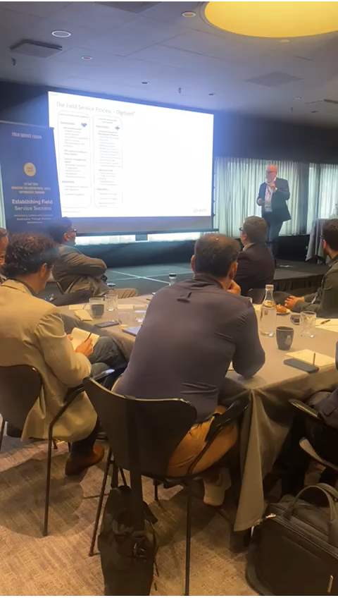 CopperbergAB's tweet image. Every part of #fieldservice is being transformed—quoting, tech support, scheduling, logistics.

But Kim Lyngaae (Signify) reminds us:
“Forget about the technology. It’s all about the customers.”

#FieldServiceForum #Digitalization #AI #FSM