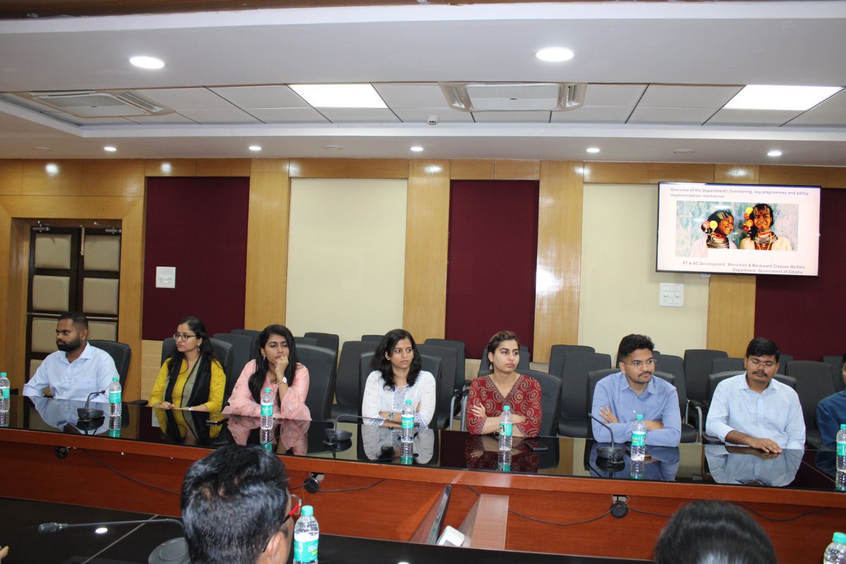 On 22nd May 2025, 10 IAS Officer Trainees (2024 batch, Odisha cadre) visited SCSTRTI,Bhubaneswar. Led by the Principal Secretary, ST &amp; SC Development Department, the session offered insights into key programmes, policies, and inclusive governance.#IASProbationers #GoodGovernance