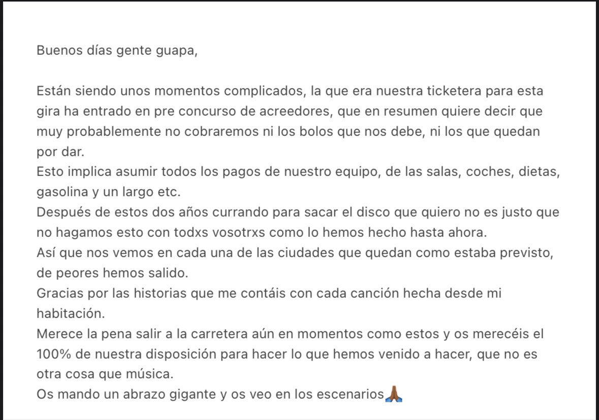 Sobre lo de la ticketera 🙏🏾