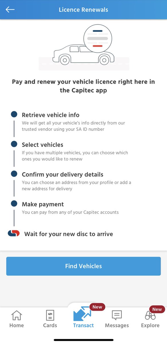 ipenchisi's tweet image. The app offers a convenient vehicle license renewal service and so easy to use.
The service is so efficient!
#CapitecJustLikeThat #BankWithCapitec