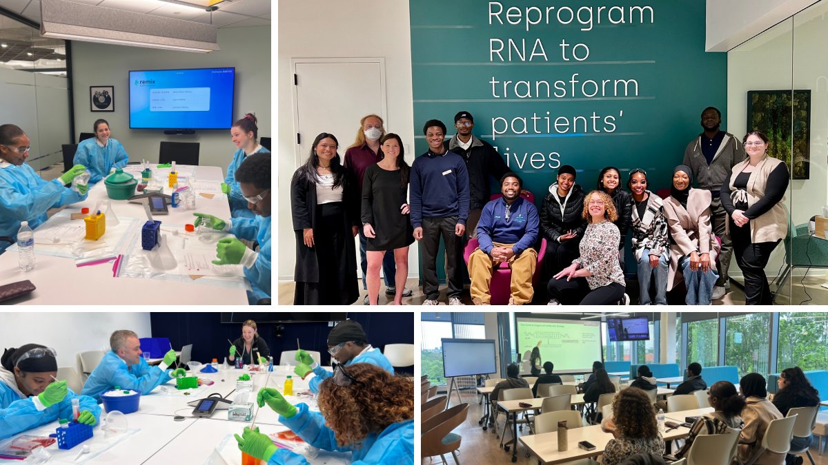 This week, we hosted students from EVkids, a nonprofit that supports Boston youth, for a hands-on intro to biotech! From extracting strawberry DNA to learning how AI powers drug discovery, they explored the many career paths science has to offer. Grateful to be part of this!👨‍🔬🧬