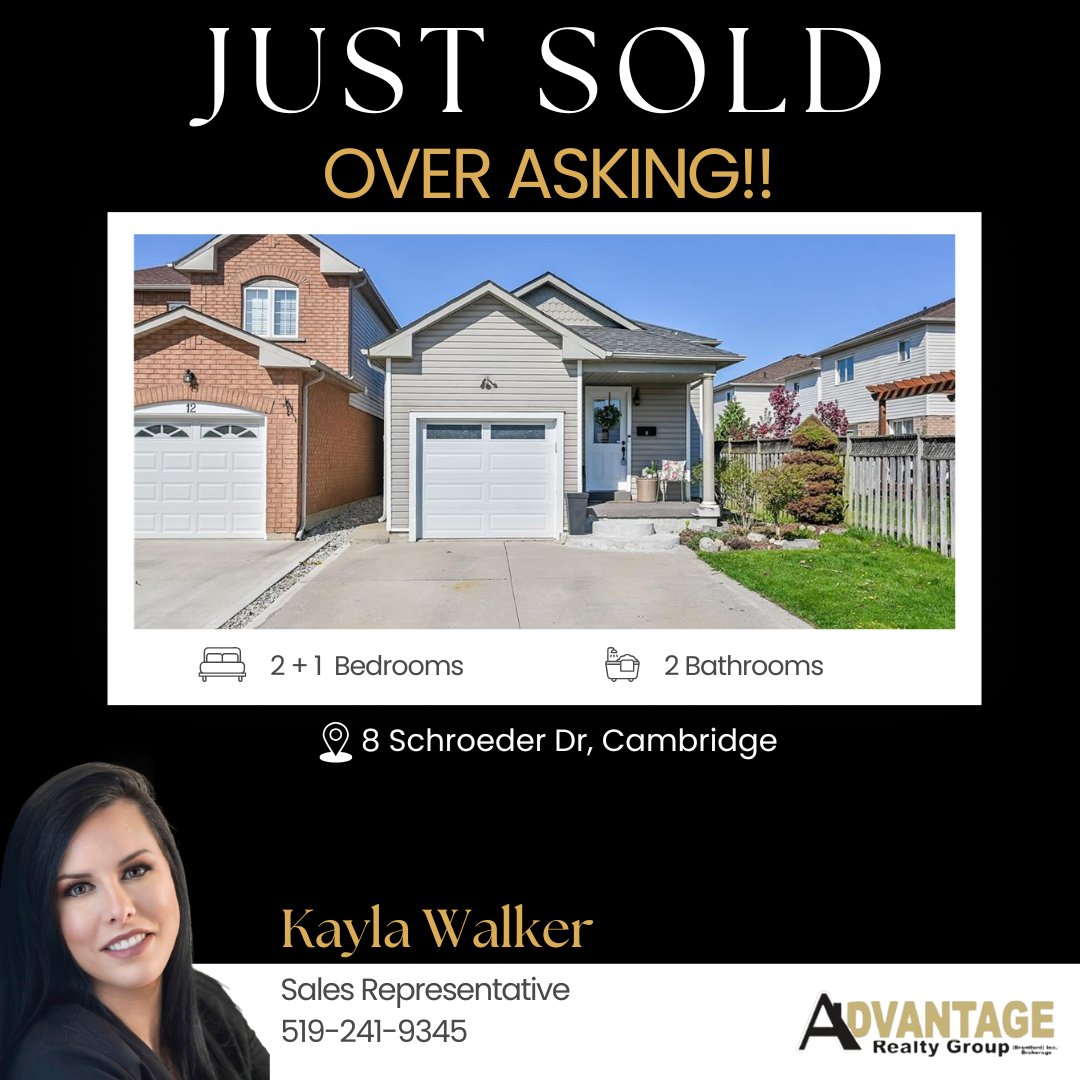 AdvantageBrant's tweet image. 🏡 Just Sold!
This raised bungalow w/ in-law suite + sep entrance is off the market! Spacious kitchen, gas fireplace &amp;amp; fenced yard = perfect family home.
Congrats to the new owners!
📲 Kayla Walker | 519-241-9345
#JustSold #SoldByKaylaWalker #MultiGenLiving