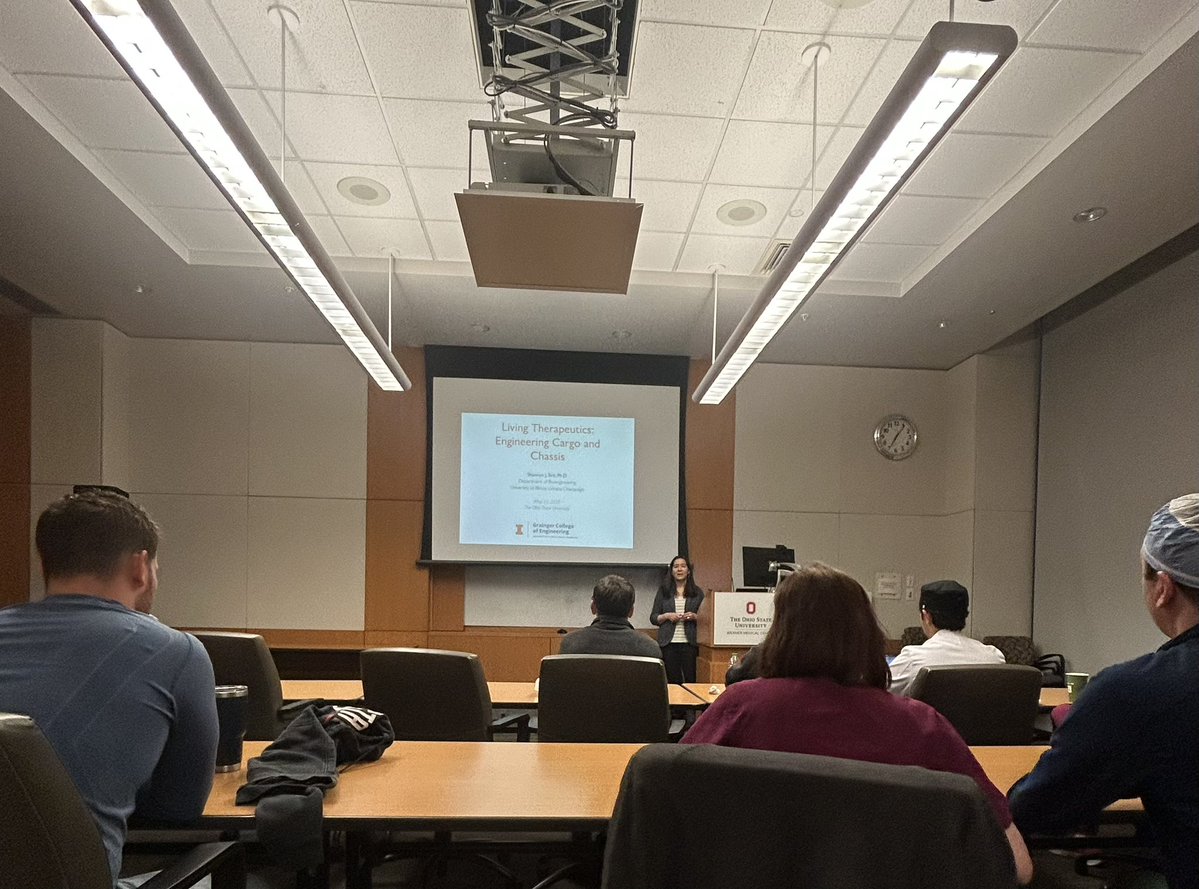 Gene Therapy Institute at Ohio State University (@osugenetherapy) on Twitter photo Wonderful <a href="/NeurosurgeryOSU/">Ohio State Neurosurgery Residency</a> Grand Rounds presentation this morning by Shannon Sirk, PhD on “Living therapeutics: Engineering cargo and chassis” 🦠 Wonderful <a href="/NeurosurgeryOSU/">Ohio State Neurosurgery Residency</a> Grand Rounds presentation this morning by Shannon Sirk, PhD on “Living therapeutics: Engineering cargo and chassis” 🦠
