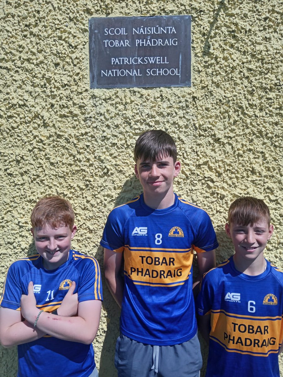 Congratulations to our 3 boys who won the City Hurling Skills Challenge in Claughaun this morning. Many thanks to Limerick Coaching &amp; Games for organising. Roll on the County Finals 🇺🇦