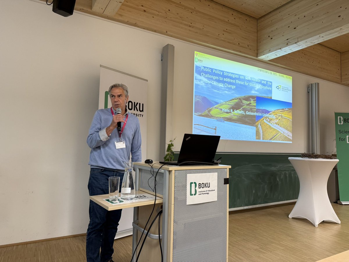 PLTeissedre's tweet photo. 14th Oenoviti international symposium @BOKUvienna 🙏170 delegates 70 partners @isvv_bordeaux @unirioja @univbordeaux_EN @universitatURV @The_AWRI @StellenboschUni @UniVerona @hsgeisenheim @OIV_int @unito @conchaytoro @Ningxia_Uni @UBC @Niigata_Univ_O  @yamanashi_univ  @ucdavis 👏 https://t.co/qIYciCRCtE