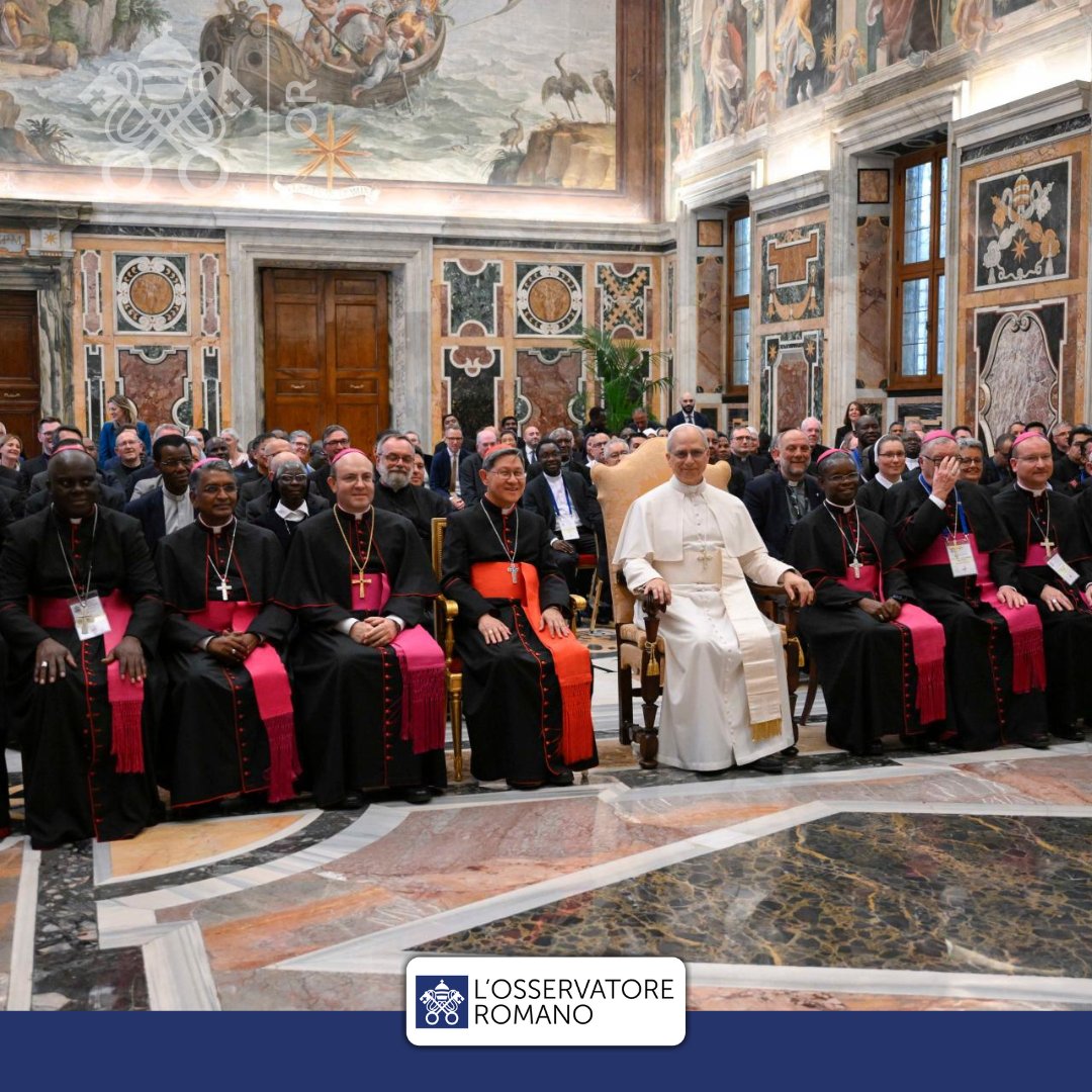 #PapaLeoneXIV #LeoneXIV
Il Vangelo di pace tra guerre e ingiustizie
L’udienza di Leone XIV ai partecipanti all’Assemblea generale annuale delle Pontificie Opere Missionarie
osservatoreromano.va/it/news/2025-0…