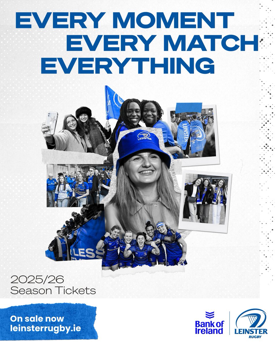 2025/26 Season Tickets are now on sale! 🙌

Be there for every roar, every win, every moment.

Seasons are made of moments and every moment counts.  Everything starts here. 💙

🎟️ Book your 2025/26 season ticket now ➡️ bit.ly/42GeieB

#NeverLessThanEverything