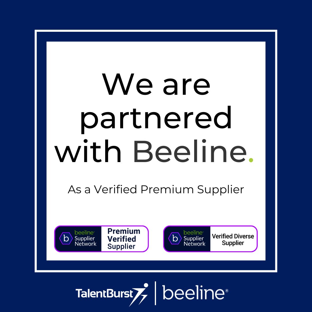 TalentburstInc's tweet photo. Strong partnerships drive success! As a verified Beeline supplier, we ensure our clients experience the best in workforce solutions. 

Check out our profile and see why we stand out. https://t.co/swEUkOCrWM 

#Beeline #VerifiedSupplier #TalentBurst https://t.co/H3ch3t0zt5
