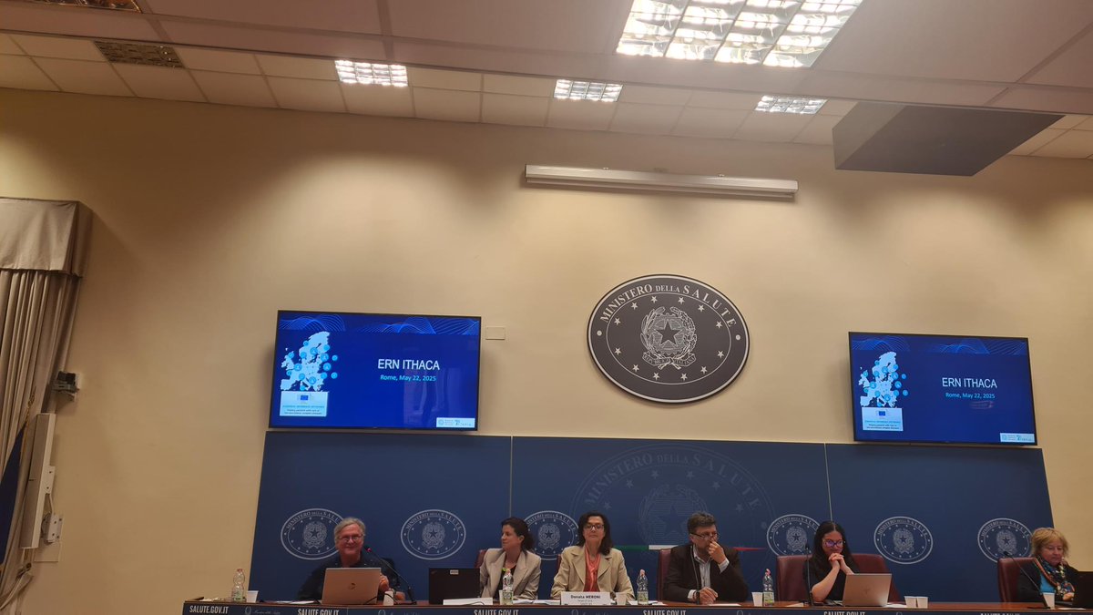 ERNIthaca's tweet image. Our turn to present our network to the Board of Members States and to show how impactful ERNs are!
Next step is heading to Milan for the @eshgsociety Congress🧬where we'll be sharing a booth with @euro_nmd, ERN EYEs and Genturis. See you there!