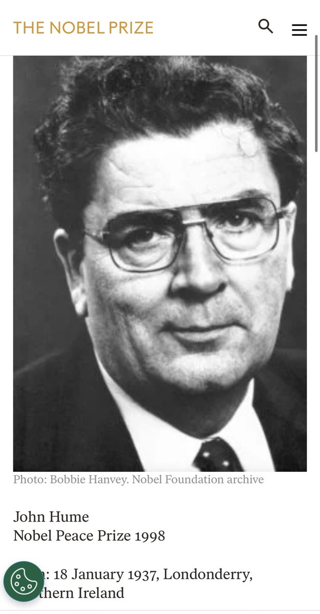 27 years ago today,the people of Ireland voted overwhelmingly for Peace. We were blessed to have pathfinder and peacemaker, John Hume, with a vision of a fair, just and prosperous Ireland. I hope our experience of lasting peace can be found elsewhere in the world.