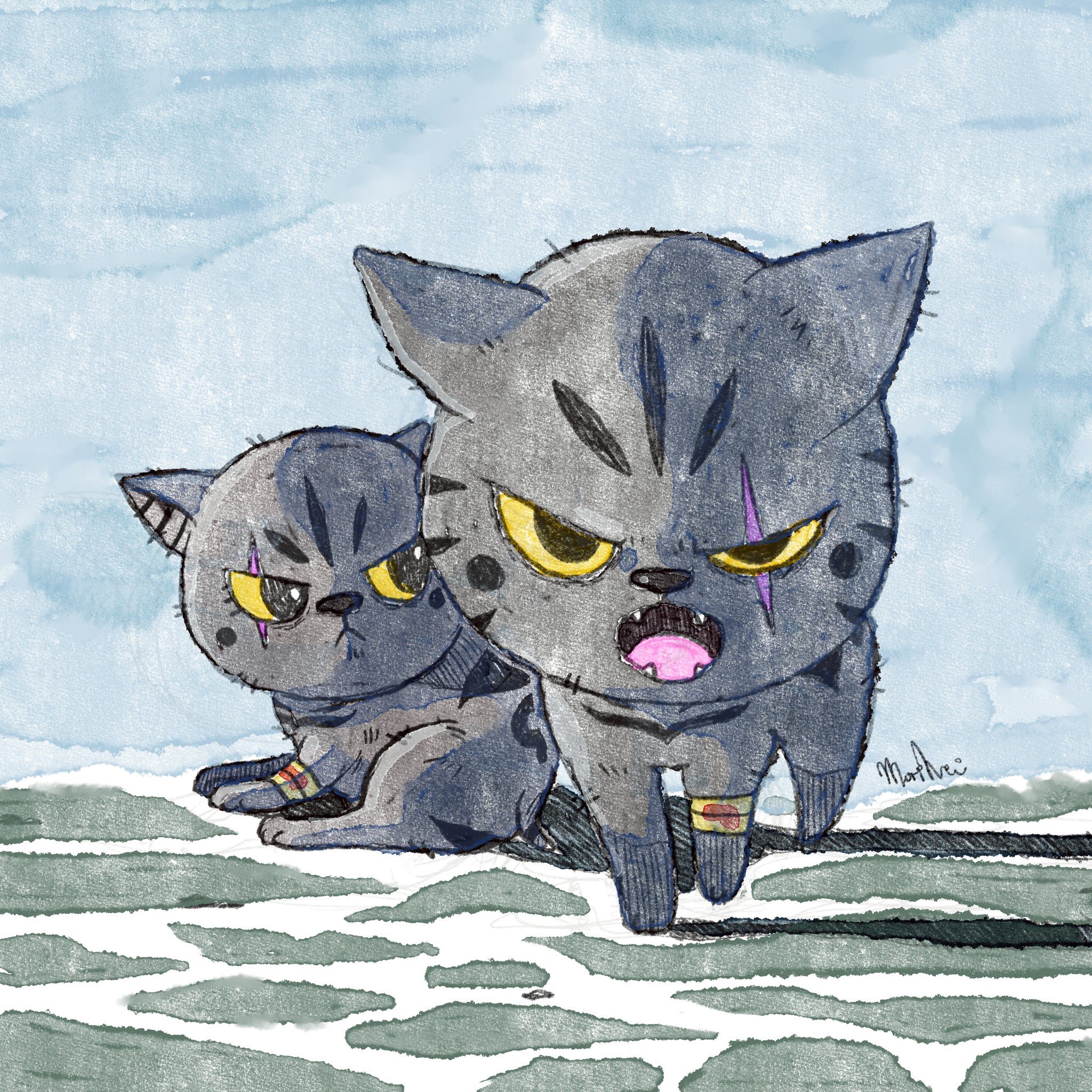 Morimeiworksの「末日猫日常 ZOMBCATS STORY 猫爾羅 – ハチワレ
