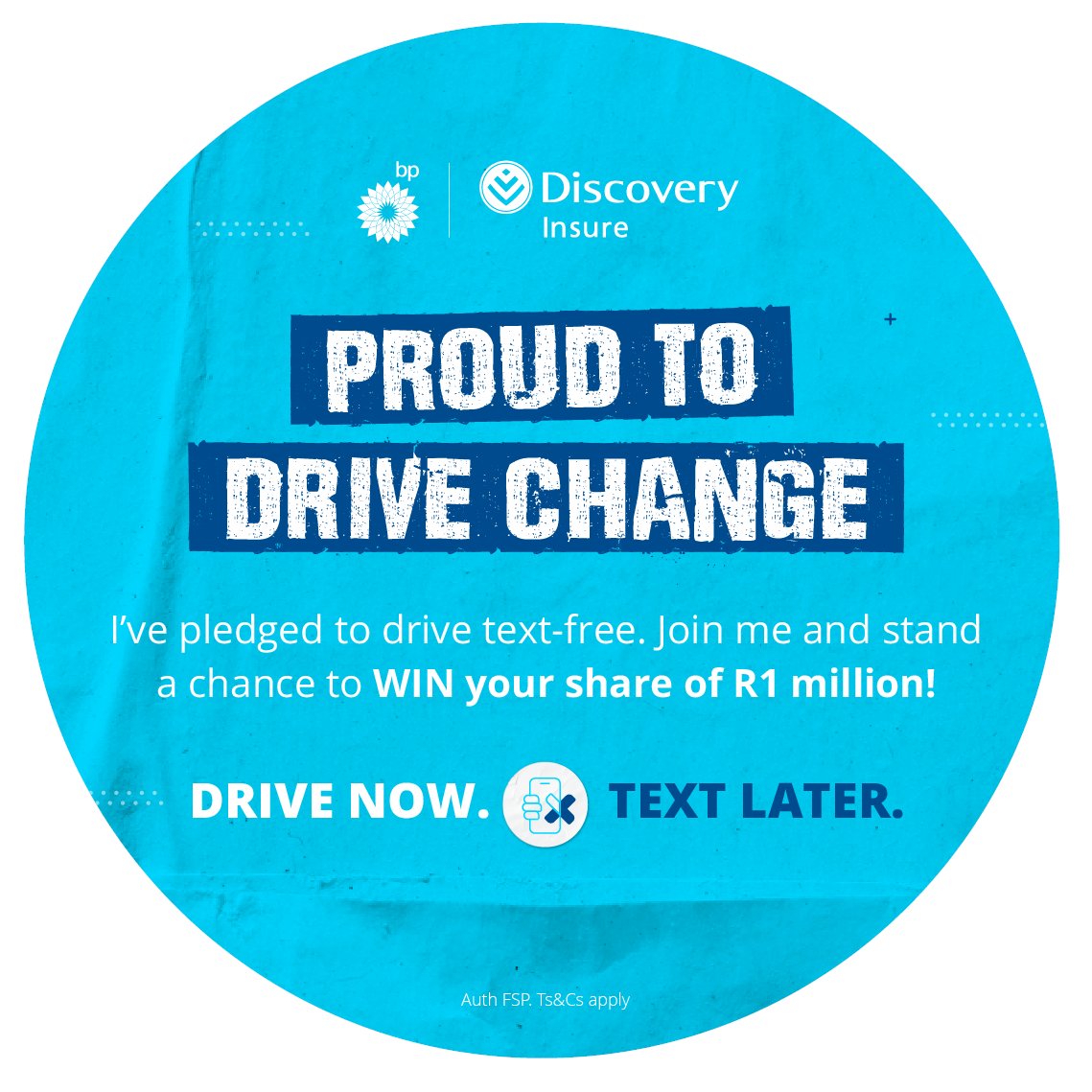 HilmarVonFintel's tweet photo. #DriveNowTextLater #BetterWithDiscoveryInsure https://t.co/TJ7X5XleVc