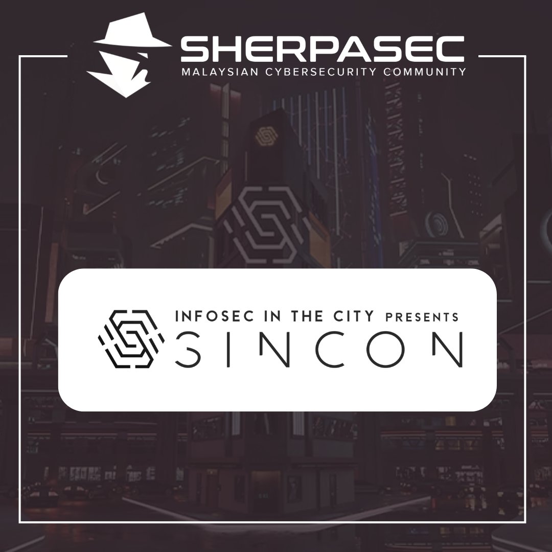sherpasecmy's tweet image. SherpaSec is now an official supporter of SINCON 2025!🥳

We’re proud to be part of the Asia’s leading cybersecurity conferences. See you all at SINCON! 👋 

#SherpaSec #SINCON2025 #Div0 #InfosecInTheCity #Cybersecurity