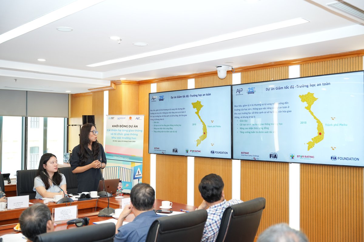 AIP Foundation (@aipfoundation) on Twitter photo 🇻🇳Building on the momentum of the Safe School Zones Guide launch, we were proud to have been selected as a <a href="/UN_RSF/">UNRSF – UN Road Safety Fund</a> implementing partner, to scale up the program and support establishing standardized school zones across the country.
↪️Read more here: lnkd.in/e9rFjYmi 🇻🇳Building on the momentum of the Safe School Zones Guide launch, we were proud to have been selected as a <a href="/UN_RSF/">UNRSF – UN Road Safety Fund</a> implementing partner, to scale up the program and support establishing standardized school zones across the country.
↪️Read more here: lnkd.in/e9rFjYmi