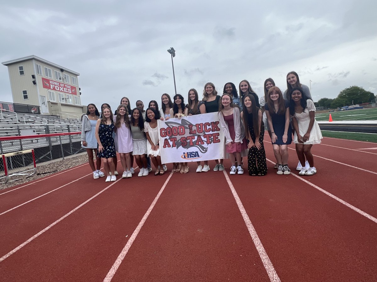 Good luck at Girls Track &amp; Field State this weekend! Have fun and run, throw, jump like a Fox! #WeAreYorkville