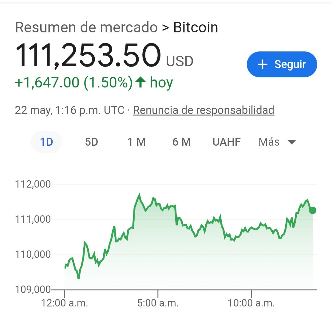 Bitcoin en u$s111.000.