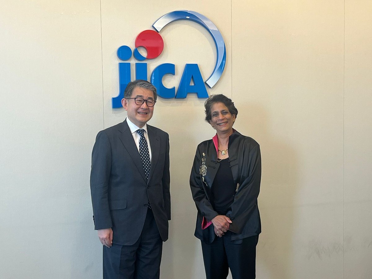 Kanni Wignaraja (@kanniwignaraja) on Twitter photo <a href="/jica_direct_en/">JICA - Japan International Cooperation Agency</a> <a href="/UNDPasiapac/">UNDP in Asia and the Pacific</a> to engage in new cooperation across a fast-evolving region, using the complementary expertise, presence and networks of both. Thx to <a href="/HaraShohei_JICA/">HARA Shohei(原昌平)@JICA</a> and the JICA team for this forward-looking exchange of ideas-to-action! <a href="/jica_direct_en/">JICA - Japan International Cooperation Agency</a> <a href="/UNDPasiapac/">UNDP in Asia and the Pacific</a> to engage in new cooperation across a fast-evolving region, using the complementary expertise, presence and networks of both. Thx to <a href="/HaraShohei_JICA/">HARA Shohei(原昌平)@JICA</a> and the JICA team for this forward-looking exchange of ideas-to-action!