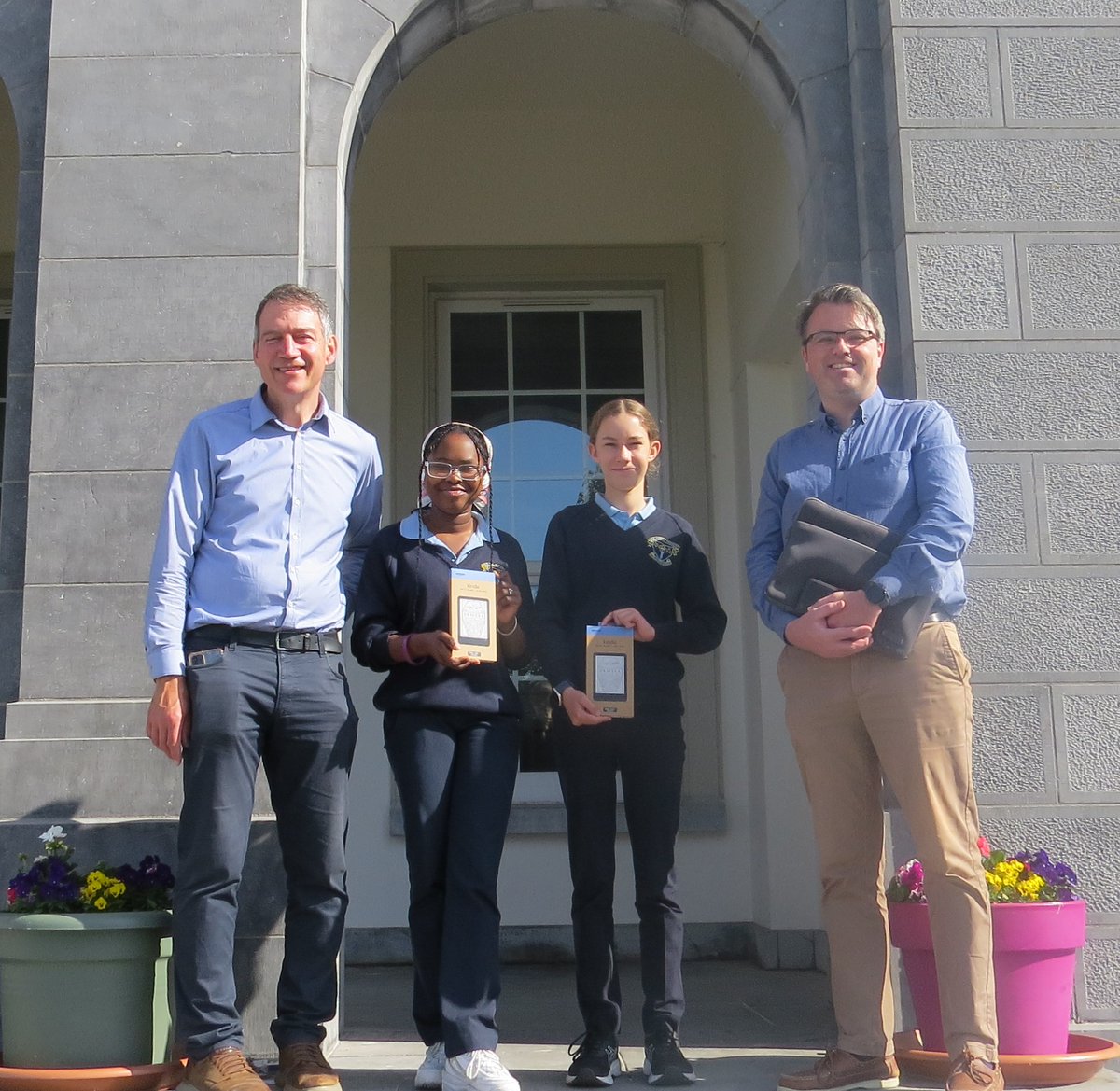 Coláiste Éinde (@colaiste_einde) on Twitter photo Congratulations to 1st Year Students Hazel Watson & Naomi Ajao who both received Kindles in recognition of their fantastic efforts as part of the MS Readathon. Well done girls! <a href="/MSReadathonAust/">MS Readathon Aust</a> Congratulations to 1st Year Students Hazel Watson & Naomi Ajao who both received Kindles in recognition of their fantastic efforts as part of the MS Readathon. Well done girls! <a href="/MSReadathonAust/">MS Readathon Aust</a>