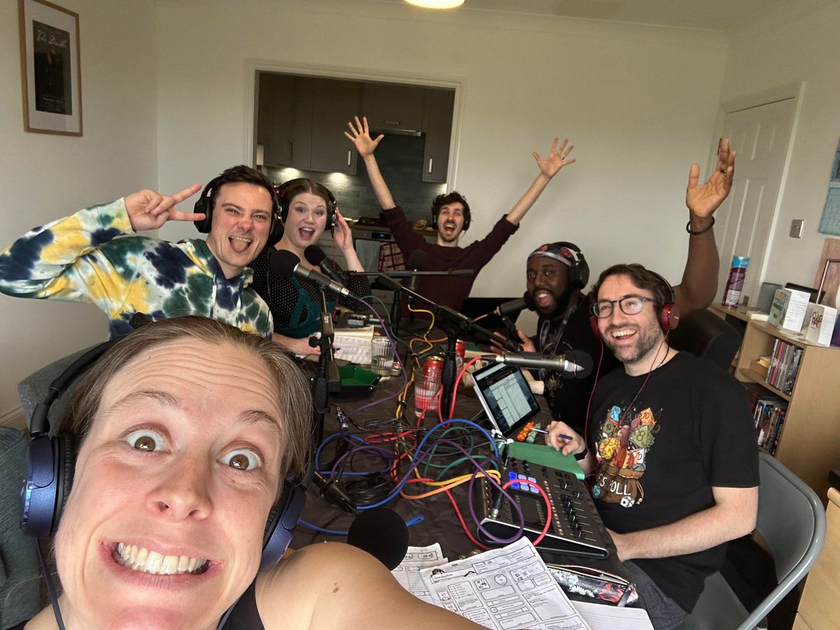 Its always a ruddy joy to record in-person 🎙️ 

Big shout out to our Patreon subscribers that have supported us through the years, allowing us to keep our production quality top notch!

#dnd #podcast #patreon