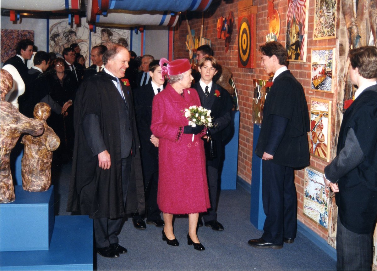 #ThrowbackThurday 📷️We have recently been able to add these photos of the royal visit of 1997, celebrating the opening of Queen's Court, to our digital archive.
⁠
With thanks to the estate of Jim Summerly.⁠
⁠
#royalvisit #1990s #TBT