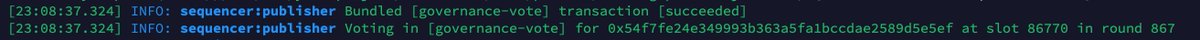 SerialNodes's tweet image. Yesterday, @SerialNodes achieved two major milestones on @aztecnetwork! 🥳

1⃣ Selected for the validator set
2⃣Voted in the first governance upgrade for the Public Testnet

We are not stopping!🔨

Shoutout to @Amin_3X and @stakedeve who are in charge of the node runner community