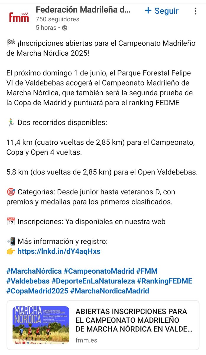 Valdebebas, barrio deportivo por excelencia. Gracias al <a href="/PF_Valdebebas/">Parque Forestal Valdebebas - Felipe VI</a> entre otros. A ver si pronto tenemos polideportivo público...<a href="/davidperez/">𝔻𝕒𝕧𝕚𝕕 ℙ𝕖𝕣𝕖𝕫 𝔾𝕒𝕣𝕔𝕚𝕒</a>
⏬⏬⏬⏬ fmm.es/abiertas-inscr…