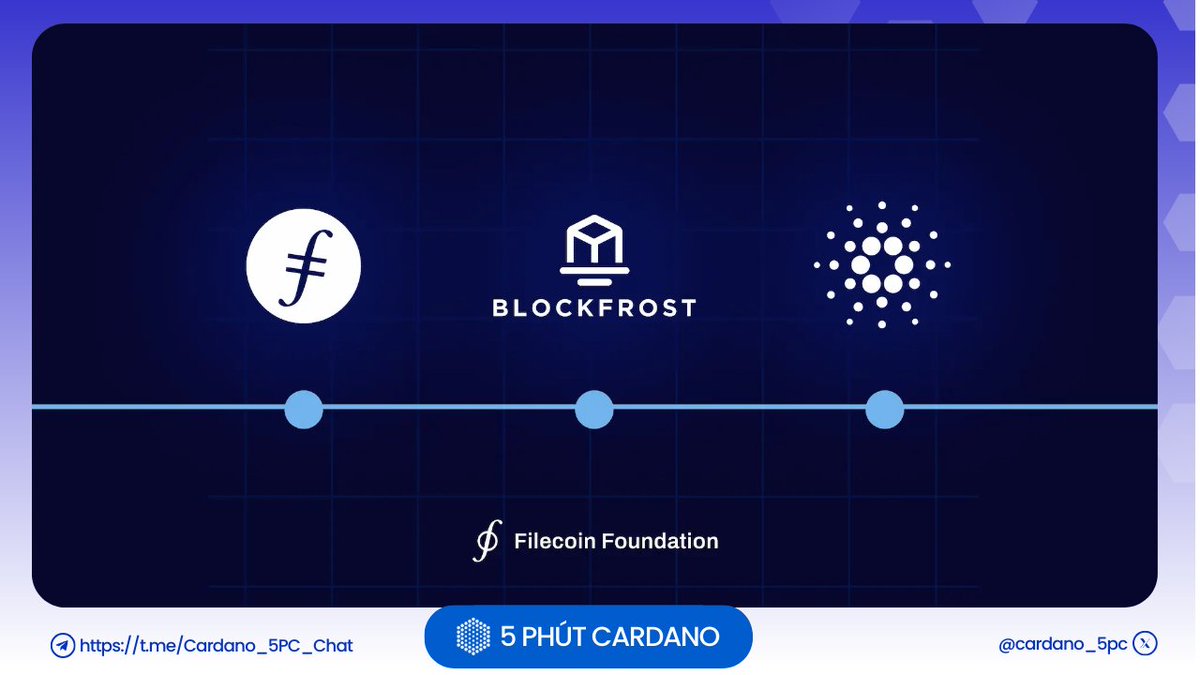 cardano_5pc's tweet photo. 🚀 Blockfrost x Filecoin Foundation!
Cardano now gains a powerful decentralized storage layer, boosting security, redundancy, and scalability for dApps.
A major step forward for the future of Web3! 🌐🔥
#Cardano #Filecoin #Web3 #decentralization #Blockfrost #IPFS #blockchain https://t.co/IPLWP2wd0x