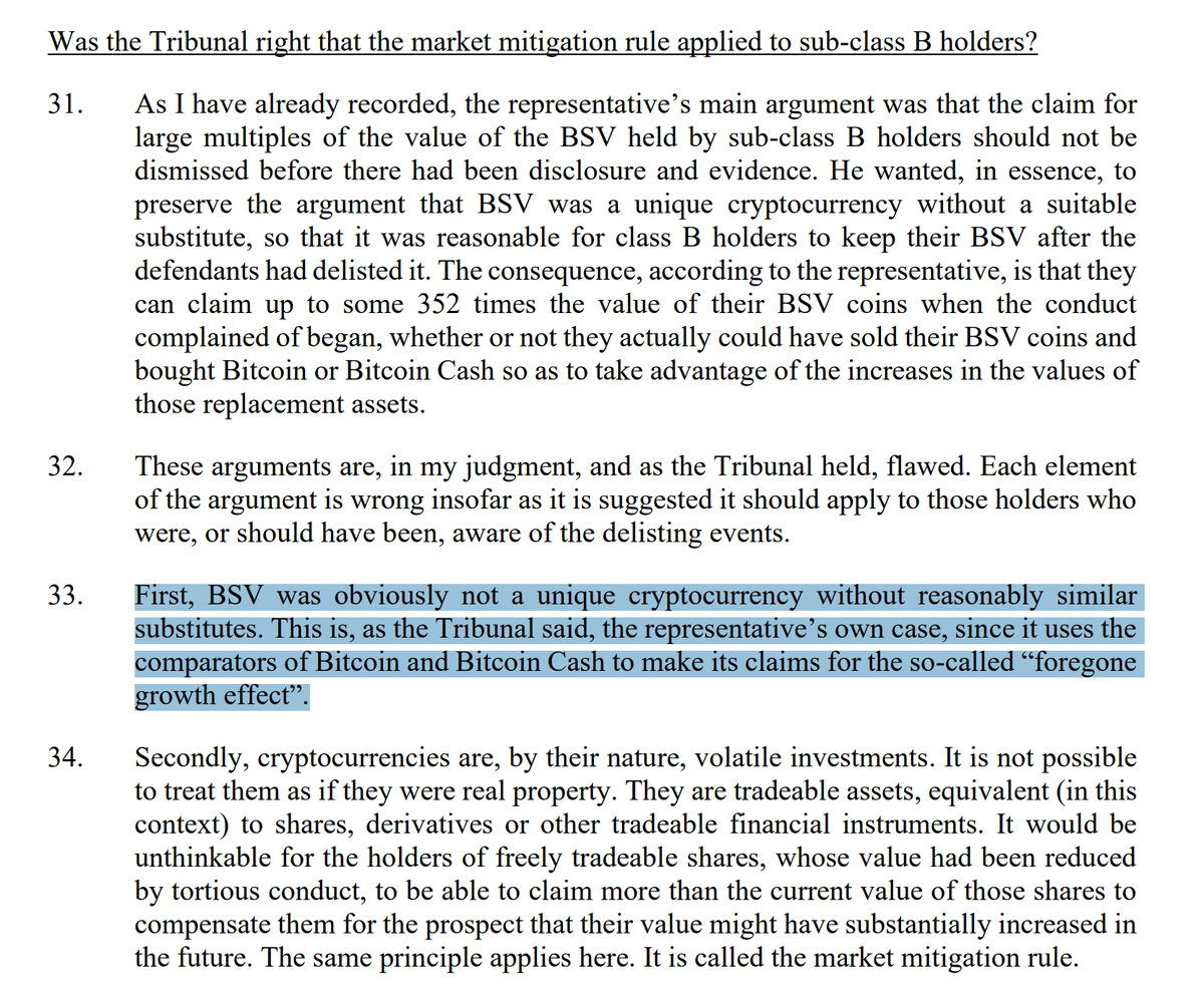 🚨 BREAKING: Tribunale del Regno Unito respinge causa da 11,9 miliardi di dollari contro Binance per Bitcoin SV: gli investitori avrebbero potuto ridurre le perdite dopo il delisting del 2019.